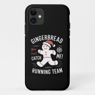 Gingerbread Running Team Christmas Humor Case-Mate iPhone Case
