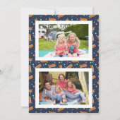 Gingerbread RV Klasse C camper foto Feestdagenkaart (Achterkant)