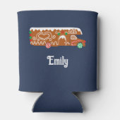 Gingerbread RV Klasse C Camper Gepersonaliseerd Blikjeskoeler (Achterkant)