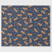 Gingerbread RVs Klasse C Camper Kerstmis Cadeaupapier (Vlak)