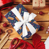 Gingerbread RVs Klasse C Camper Kerstmis Cadeaupapier