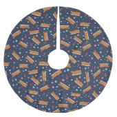 Gingerbread RVs Klasse C Camper Kerstmis Kerstboom Rok (Voorkant)