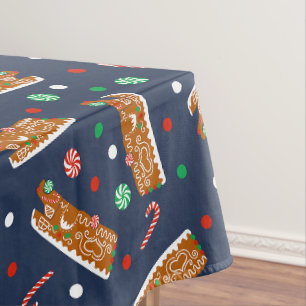 Gingerbread RVs Klasse C Camper Kerstmis Tafelkleed