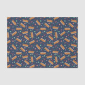 Gingerbread RVs Klasse C Camper Kerstmis Tissuepapier (Voorkant)