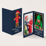 Gingerbread Santa, Familie Foto Kerstmis Kaart Visitekaartje<br><div class="desc">Gingerbread Santa,  Familie Foto Kerstmis Kaarten door The Visitekaartje Store. Deze kaarten zijn een slim en goedkoper alternatief voor uw gemiddelde kerstkaarten,  omdat ze veel kleiner zijn en geen enveloppen hebben. Geef ze dit vakantieseizoen gewoon aan je familie en vrienden.</div>