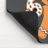 Gingerbread Santa With Sungles Holding 67 Cookies  Muismat (Hoek)