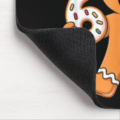 Gingerbread Santa With Sungles Holding 67 Cookies  Muismat (Hoek)