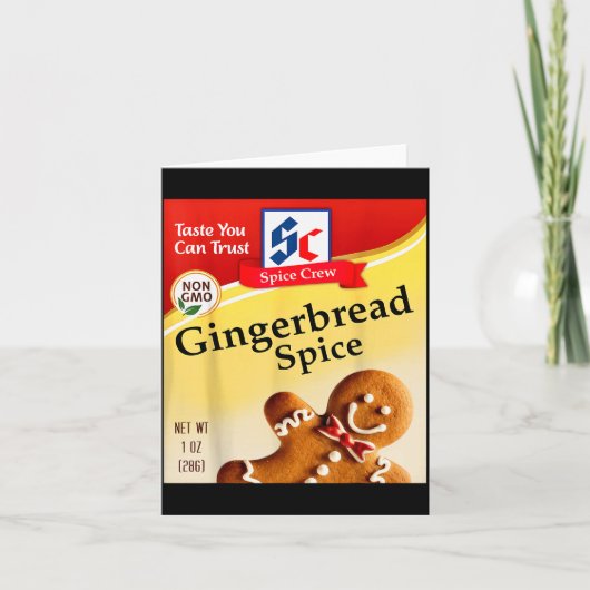Gingerbread Sce Condiment Sce Costumes Group Match Kaart (Voorkant)