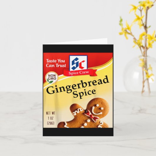 Gingerbread Sce Condiment Sce Costumes Group Match Kaart (Gele Bloem)