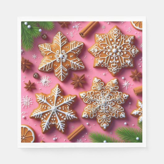 Gingerbread servetten! servet (Voorkant)