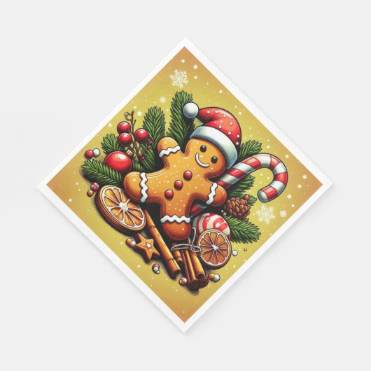 Gingerbread servetten! servet (Hoek)