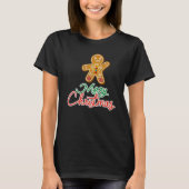Gingerbread Shirt | Merry Christmas T-shirt (Voorkant)