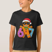 Gingerbread Six Seven 67 Ice Cream Drip Christmas  T-shirt (Voorkant)