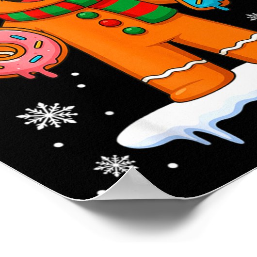 Gingerbread Six Seven 67 Meme 6 7 Funny Christmas Poster (Hoek)