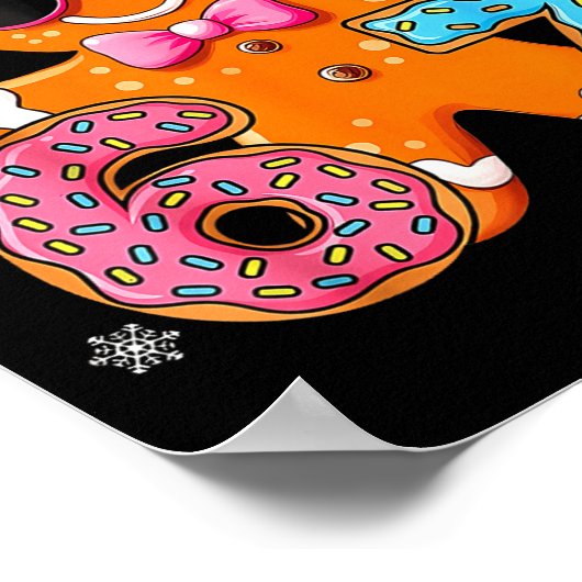 Gingerbread Six Seven 67 Meme 6 7 Funny Christmas  Poster (Hoek)