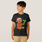 Gingerbread Six Seven 67 Meme 6 7 Funny Christmas  T-shirt (Voorkant volledig)