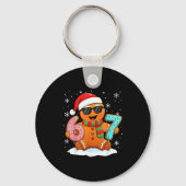Gingerbread Six Seven Bruh Funny Christmas Meme Si Sleutelhanger (Voorkant)