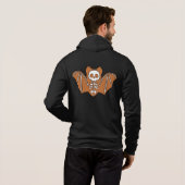 Gingerbread Skelet Vleermuis Hoodie (Achterkant volledig)
