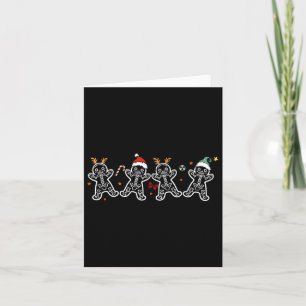 Gingerbread Skeleton Kerst Radiologie Shir Xray Kaart