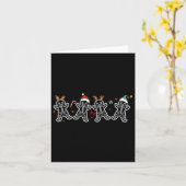 Gingerbread Skeleton Kerst Radiologie Shir Xray Kaart (Gele Bloem)