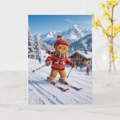 Gingerbread Skibaan Kaart (Gele Bloem)
