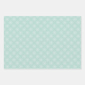 Gingerbread & Sneeuwvlokken Cadeauverpakking Inpakpapier Vel (Voorkant 3)