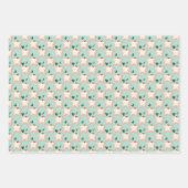 Gingerbread & Sneeuwvlokken Cadeauverpakking Inpakpapier Vel (Voorkant 2)