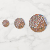 GINGERBREAD SNOEP-HUISTABEL CONFETTI (Voorkanten)