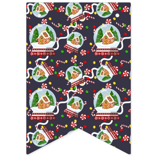 Gingerbread Snow Globes Vlaggetjes (Tweede vlag)