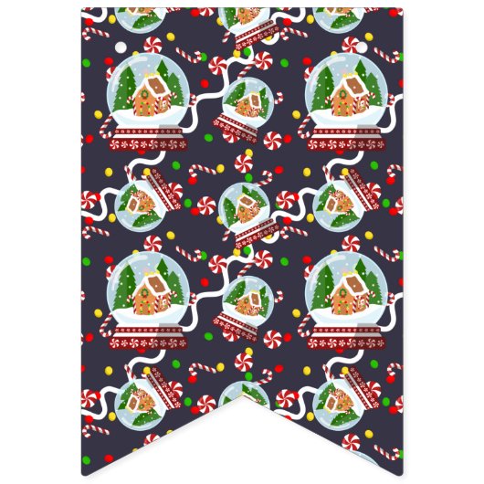 Gingerbread Snow Globes Vlaggetjes (Derde vlag)