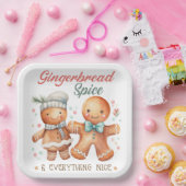 Gingerbread Spice en alles Mooi Papieren Bordje (Feest)