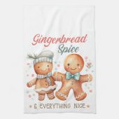 Gingerbread Spice en alles Mooi Theedoek (Verticaal)