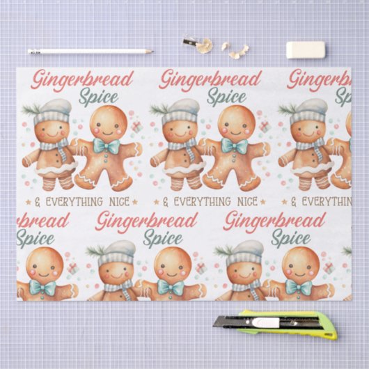 Gingerbread Spice en alles Mooi Tissuepapier (Craft)