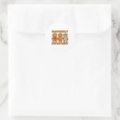 Gingerbread Spoedeisende Hulp Kerstverpleegster D Ronde Sticker (Tas)