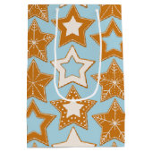 Gingerbread Sterren (Feestdagen) Cadeautas (Achterkant)