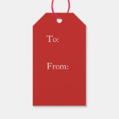 Gingerbread Stippen Cadeau Label Cadeaulabel (Achterkant)
