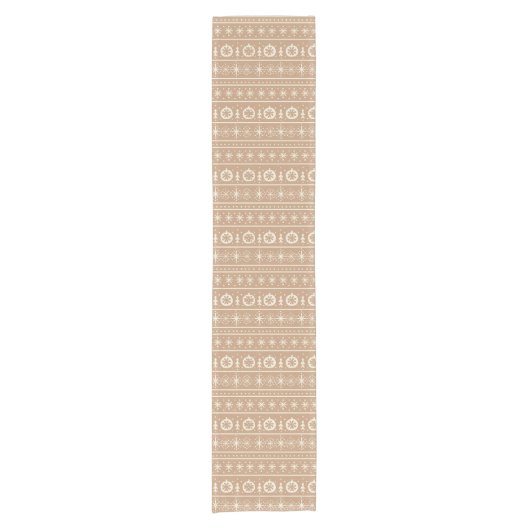 Gingerbread Streep Korte Tafelloper (Voorkant)