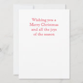 GINGERBREAD SURPRISE 5.5x7.5 Platte kerst Kaart (Achterkant)