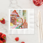 GINGERBREAD SURPRISE Gecoineerde lunch papier serv Servet (Insitu)
