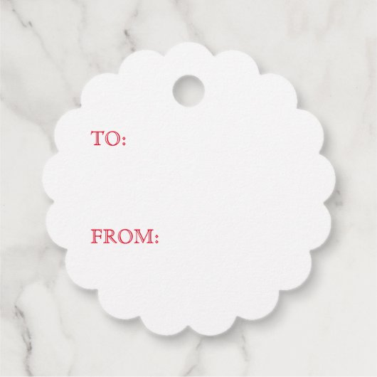 GINGERBREAD SURPRISE geschulpte Labels (Achterkant)