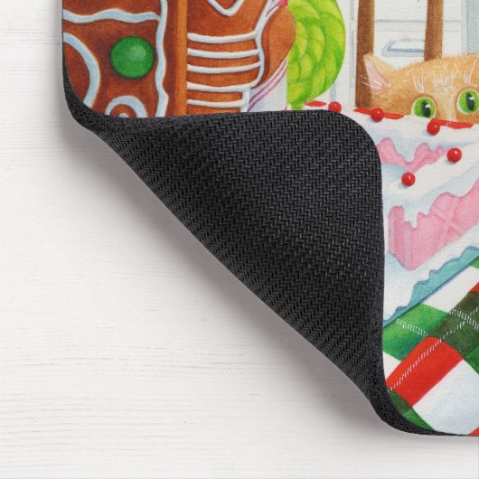 GINGERBREAD SURPRISE Mousepad Muismat (Hoek)