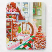 GINGERBREAD SURPRISE Mousepad Muismat (Voorkant)