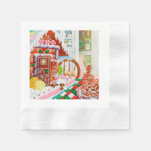 GINGERBREAD SURPRISE Verzonnen Cocktail Papieren S Servet