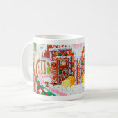 GINGERBREAD SURPRISE Witte Mok (Voorkant links)