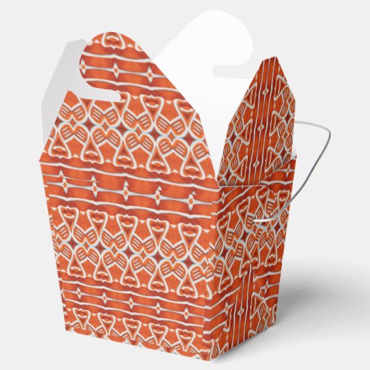 GINGERBREAD Take-Out Favor Box Bedankdoosjes (Geopend)