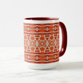 GINGERBREAD Tall Maroon Combo Mok (Voorkant rechts)