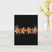 Gingerbread Teacher Holiday For Teacher Staff Chri Kaart (Gele Bloem)