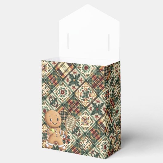 Gingerbread Tennis Grand Slam 🎾🎄aangepaste tekst Bedankdoosjes (Geopend)