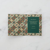 Gingerbread Tennis Grand Slam 🎾🎄aangepaste tekst Feestdagen Kaart (Binnen)