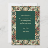 Gingerbread Tennis Grand Slam 🎾🎄aangepaste tekst Feestdagenkaart (Achterkant)